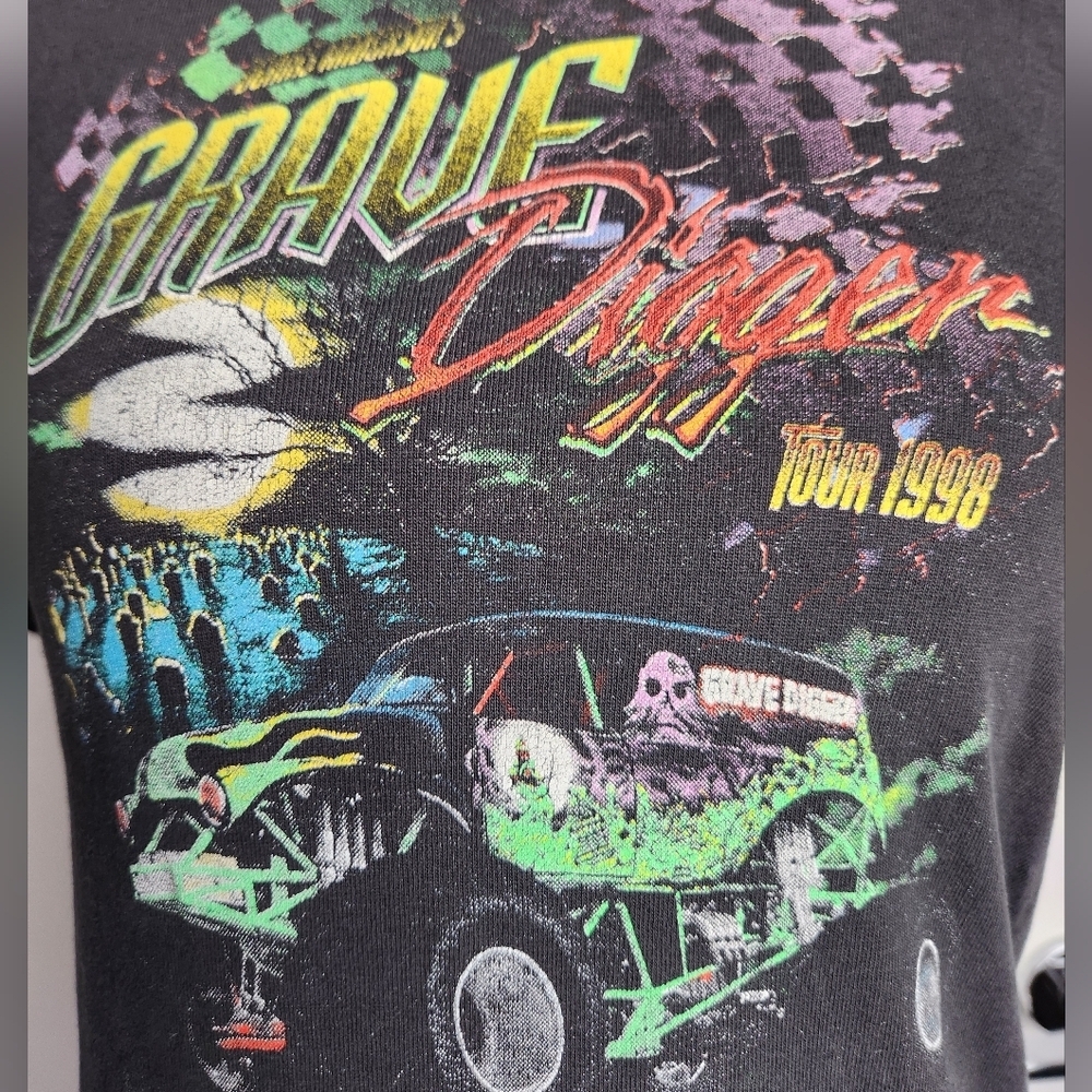 Vintage Grave Digger Tshirt - Picture 5 of 10